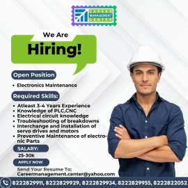 Automobile Industry Electronic Maintenance Job in Sonipat, ₹ 25,000, Sonipat