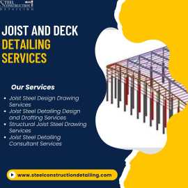 Joist and Deck Detailing Services In Santiago, USA, San Diego