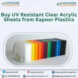 Buy UV Resistant Clear Acrylic Sheets from Kapoor , Delhi