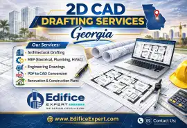 Outsource 2D CAD Drafting Services in Georgia, Acworth