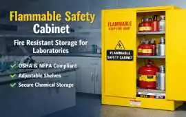 Flammable Safety Cabinet Fire Resistant Storage, $ 0