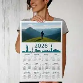 Custom Pocket Calendar 2026, Bengaluru