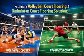 Premium Volleyball Court Flooring & Badminton Cour, Bengaluru