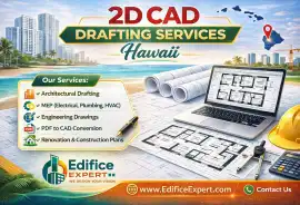 Architectural 2D CAD Drafting Services in Hawaii, 'O'okala