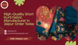 Short Kurti Fabric Manufacturer in Jaipur, ₹ 1