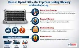 How an Open Coil Heater Improves Heating, Brampton