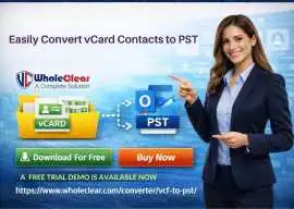Easily Convert vCard Contacts to PST, $ 29