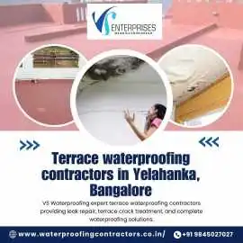 Terrace waterproofing contractors in Yelahanka, Ba, Bengaluru