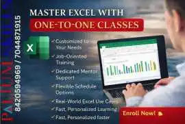 Advantages of One-to-One Excel Classes at Palium , Kolkata