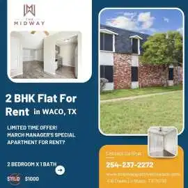Best 2 BHK Apartment Deals in Waco, TX, Waco