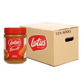 Lotus Spread 400g – Creamy Caramel Biscuit Spread , Dubai