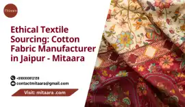 Ethical Textile Cotton Fabric Manufacturer jaipur, ₹ 1