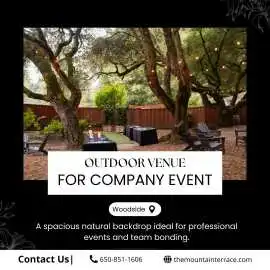 Outdoor Venue for Company Event in Bay Area