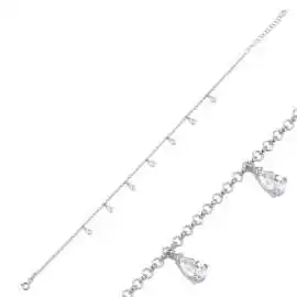 Trendy Styles for silver anklets online by Zehrai, $ 65