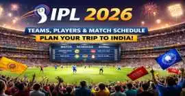 IPL 2026 Travel & Flight Deals from USA to India, Acampo