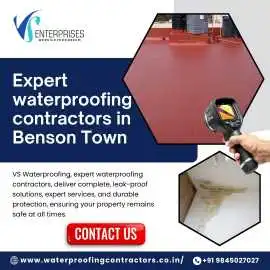 Expert waterproofing contractors in Benson Town, Bengaluru