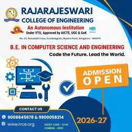 CSE Admissions 2026–27 | Computer Science & Engine, Bengaluru