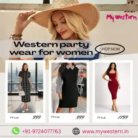 Trendy Western Party Wear for Women – Look Stylish, Surat