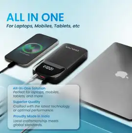 65W laptop mobile power bank-5-Year Warranty, ₹ 5,999