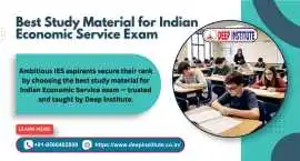 Best Study Material for Indian Economic Services, New Delhi