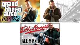 Grand Theft Auto GTA 4 with DLCs , $ 6