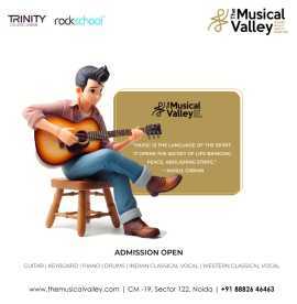 Master the Guitar at Musical Valley: Learn in Noid, Noida