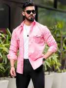 Stylish Pink Overshirts: Elevate Your Wardrobe , Rp 1,349