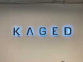 Illuminate Your Brand with Custom Backlit Lobby Si, Fountain Valley