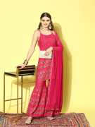 Elegant Kurta Sharara Set With Dupatta Pairings, Rp 1,260