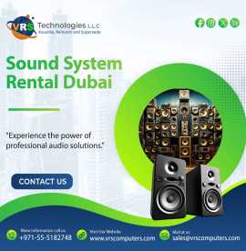 Sound System Rental in Dubai for Events, Dubai
