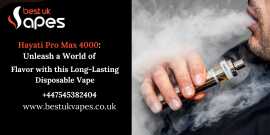 Hayati Vape: Long-Lasting Disposable Vape (4000 Pu, £ 11