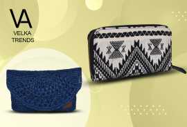 Pattern Raffia Clutch | Cotton Lurex Multicolor Wa, $ 719