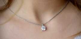 Buy 14k Gold Diamond Heart Necklace At Best Price, $ 313