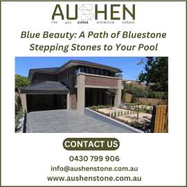 Blue Beauty: A Path of Bluestone Stepping Stones t, Cheltenham