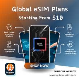 Get The Best eSIM Deals Online At Holiday eSIM, New York