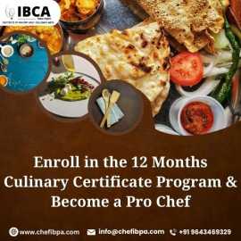 Enroll in the 12 Months Culinary Certificate Prog., New Delhi