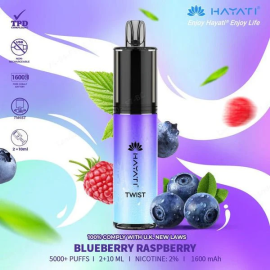 Hayati Twist 5000 Puffs Disposable Vape, £ 6