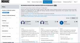 Connect with 5727+ Business Investors In Hyderabad