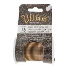 Looking for Beadsmith Antique Brass 16 Gauge Wire, New York