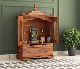 Handmade Wooden Pooja Mandir – Divine Temple for H, $ 15,499