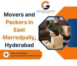 Movers and Packers in East Marredpally, Hyderabad, Hyderabad