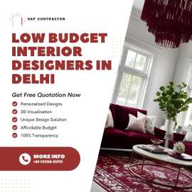 Affordable Low Budget Interior Designers in Delhi , Chhatarpur