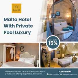 Malta Hotel With Private Pool Luxury, Zebbug