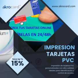 Impresion Tarjetas PVC, Goian