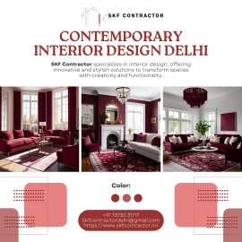 Affordable Contemporary Interior Design Delhi Firm, Chhatarpur