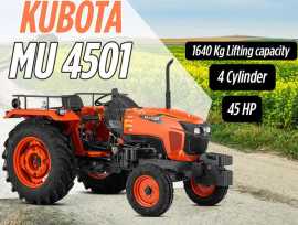 Explore Kubota MU 4501 Tractor Price and Features
