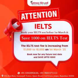IELTS Coaching at Gateway Abroad Education, Jaipur