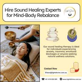 Hire Sound Healing Experts for Mind-Body Rebalance, Perth