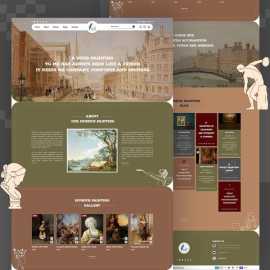 WooCommerce Museum Painting Website Landing Page, Dover