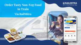 Order Tasty Non-Veg Food in Train with RailMitra, Patna